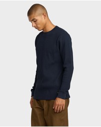 RVCA - Mens Dayshift Thermal Long Sleeve T-Shirt
