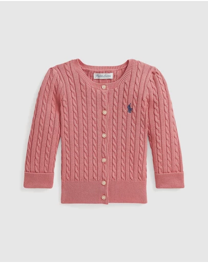 Polo Ralph Lauren - Mini-Cable Cotton Cardigan - Babies