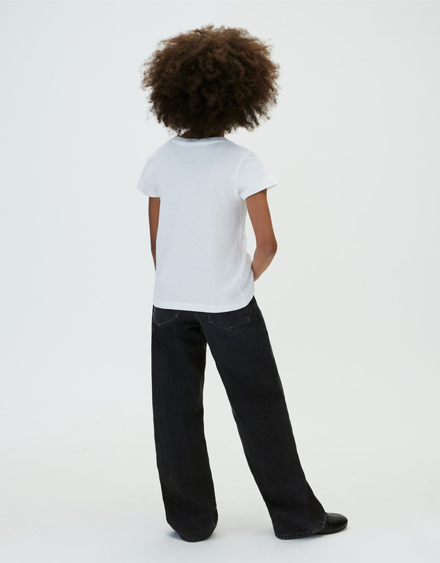 Calvin Klein Jeans - Girls Neckline Embroidered T-Shirt