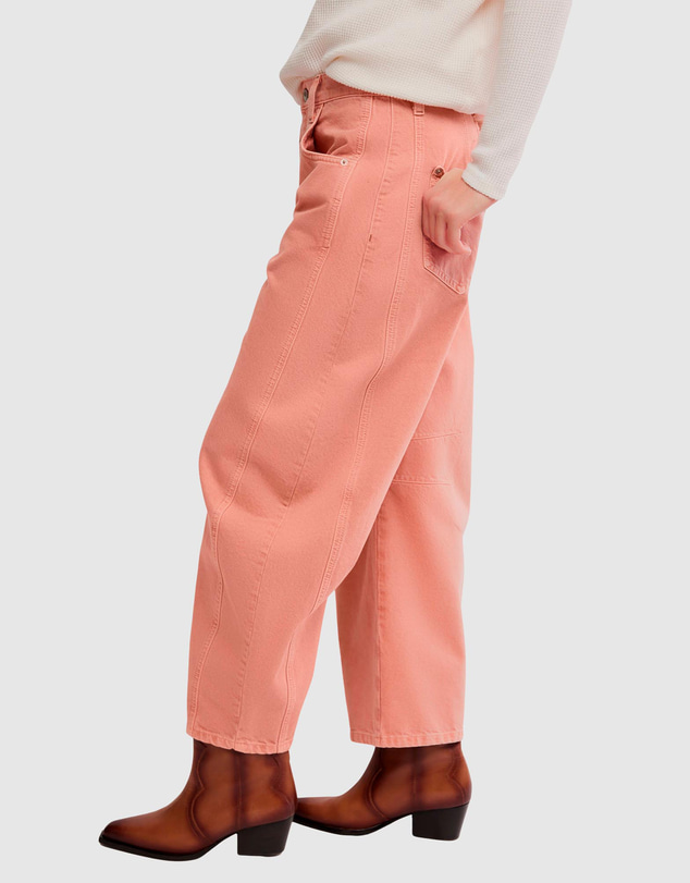 Free People - Good Luck Mid Rise Barrel Jeans