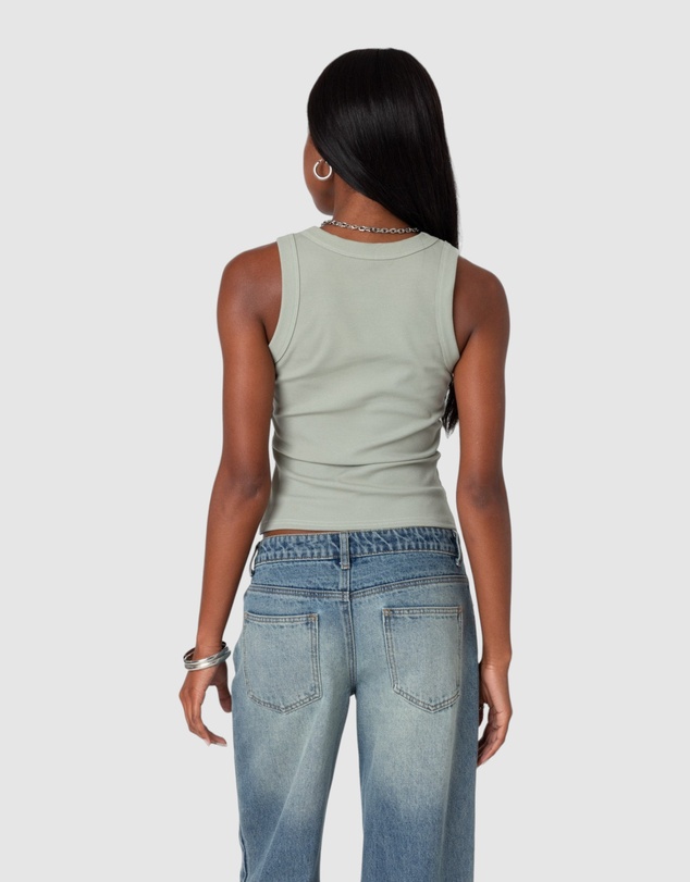 EDIKTED - Standard Ribbed Tank Top