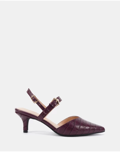 Clarks - Lake Mulberry Croc Mulberry Croc