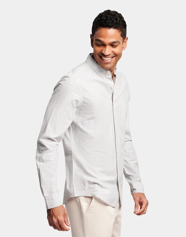 Brooksfield - TEXTURED LONG SLEEVE CASUAL SHIRT