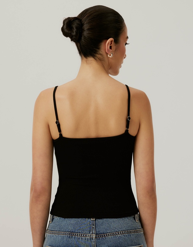 Calli - Gathered Rib Tank