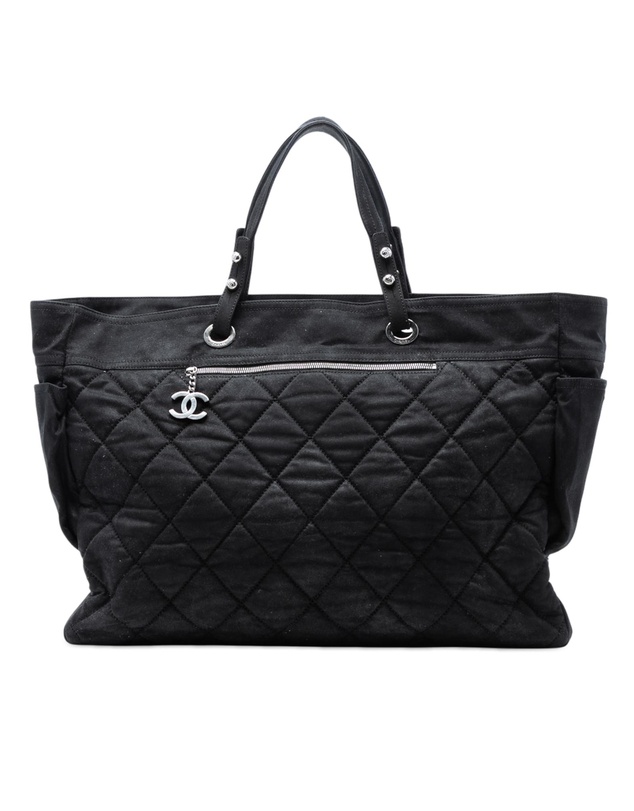 Pre-Loved by Azura Reborn - Pre-Loved XL Quilted Coated Canvas Paris Biarritz Tote