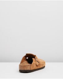 Birkenstock - Boston Soft Footbed Suede Narrow - Women's