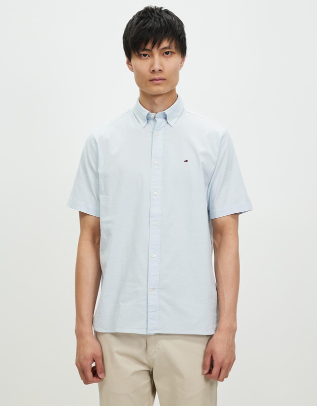 Tommy Hilfiger - 1985 Flex Oxford Stripe SS Shirt