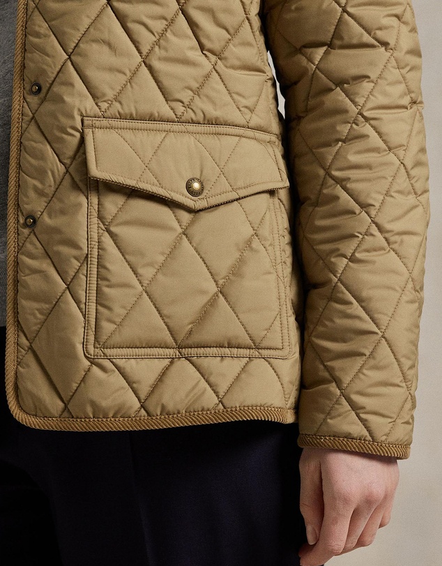 Polo Ralph Lauren - Corduroy-Trim Quilted Barn Jacket