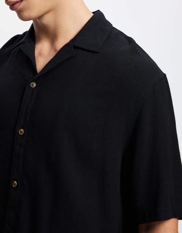 Staple Superior - Newport Textured Linen Blend Shirt