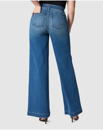 Spanx - DENIM-Seamed Front Wide Leg - Vtg In