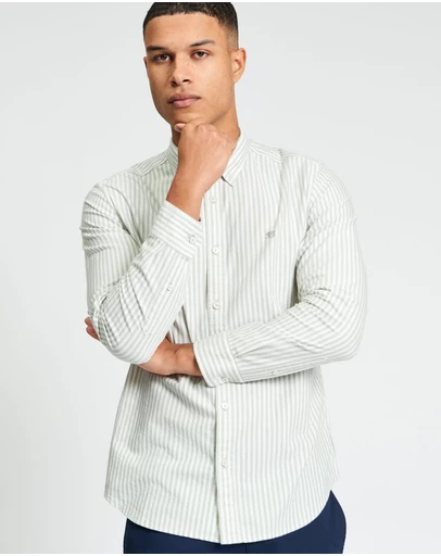 Ben Sherman - Long Sleeve Oxford Stripe Shirt