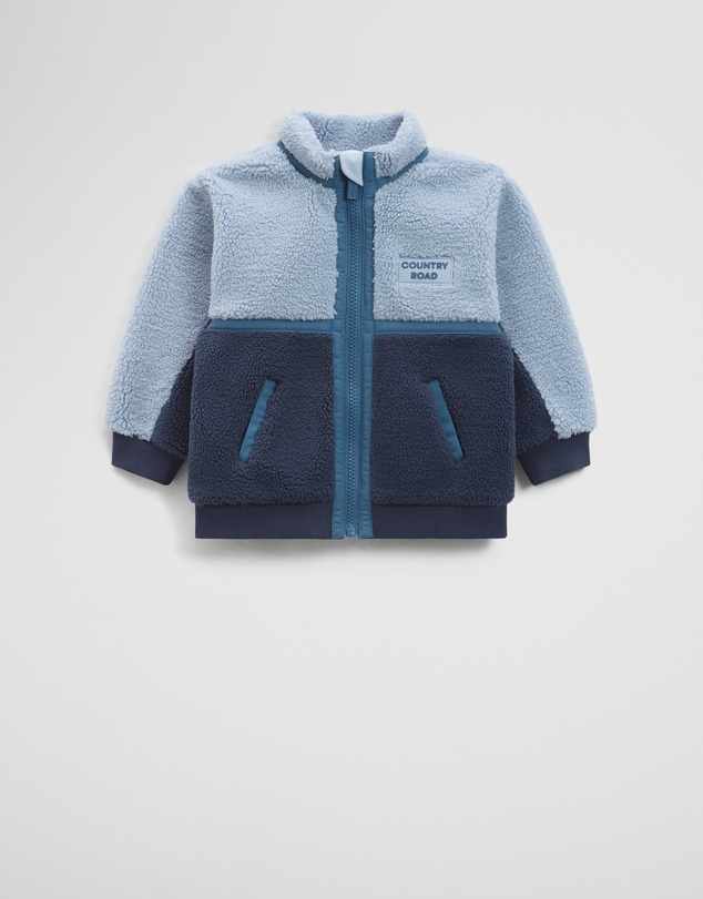 Country Road - Sherpa Zip Through Jacket