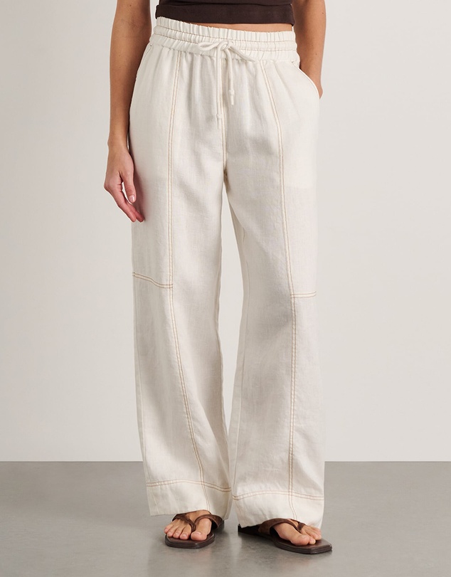 Jag - Sabine Linen Relaxed Leg Pant