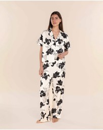 Gingerlilly - Wren Recycled Silky Satin Floral PJ