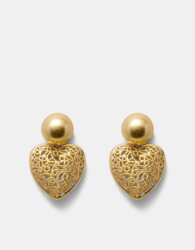 MIMCO - Fond Heart Drop Earrings