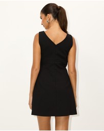 Dazie - Oasis Plunge Mini Dress