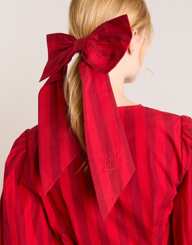 Damson Madder - Oversized Bow Clip