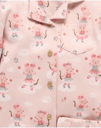 Purebaby - Thick Button Up Pyjama Set -Kids-Babies