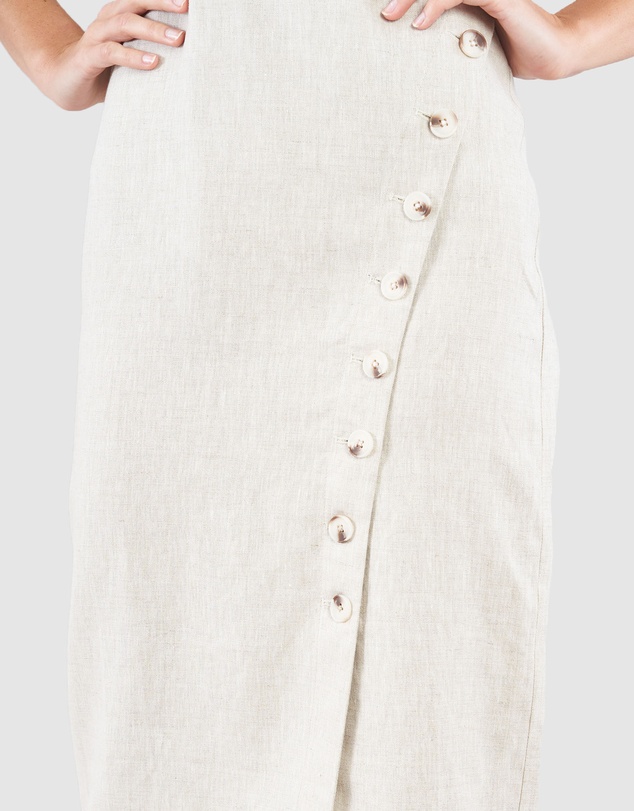 Amelius - Imari Linen Midi Dress