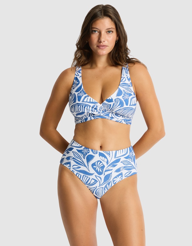 Sea Level Australia - Reef Cross Front Tie Back Bra Top