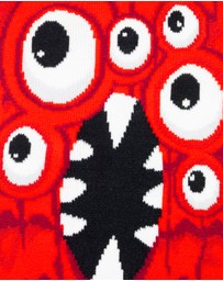 Crazy Skates - Crazy Socks Monster Red Knee-High Socks