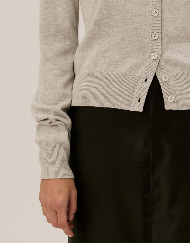 Tussah - Simone Cotton Blend V Neck Knit Cardigan