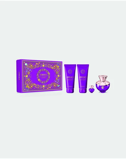 Versace - Dylan Purple EDP Gift Set (100 ml + Bath&Shower gel 100 ml + Body Lotion 100 ml + 5ml)