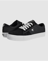 Fallen Footwear - Fallen Footwear Men Bomber Vulcanised Sole Shoes Black/White