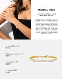 Michael Kors - Premium Gold Tone Bracelet