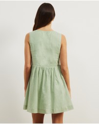 Atmos&Here - Dalia Cotton Voile Mini Dress
