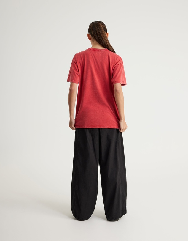 Upstate - Thrive T-Shirt - Crimson Sport/Snow Wash