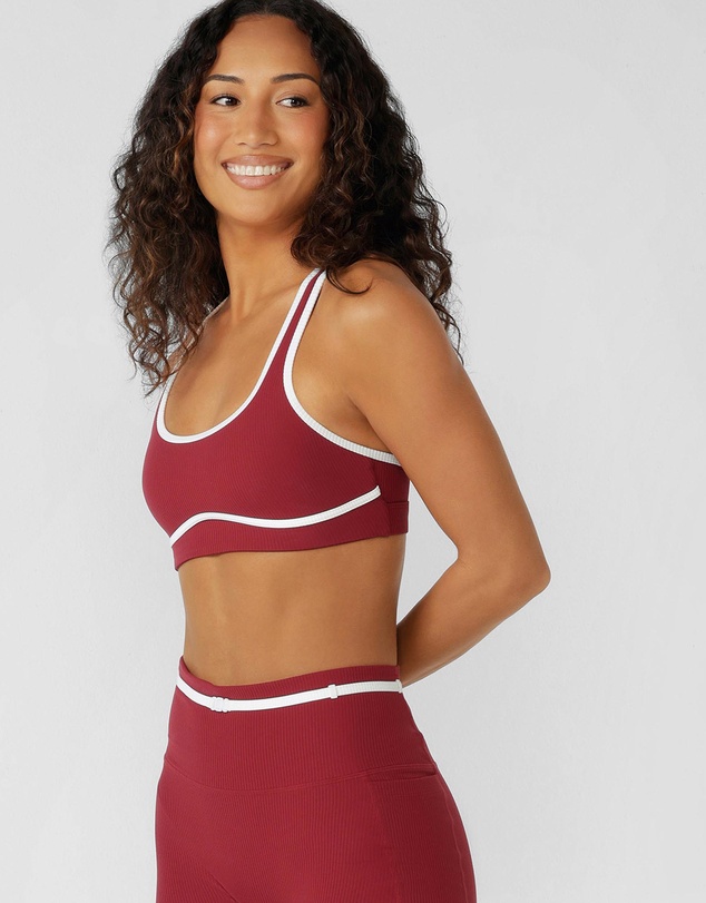 Lorna Jane - Paros Rib High Support Sports Bra