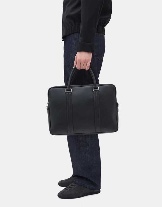 Oroton - Nicholas Double Zip Briefcase Smooth