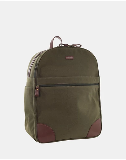 Pierre Cardin - Pierre Cardin Men's Nomad Canvas Backpack