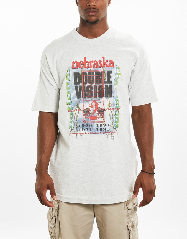 Vintage by The Real Deal - Pre Loved - 1995 NCAA University of Nebraska Huskers Tee