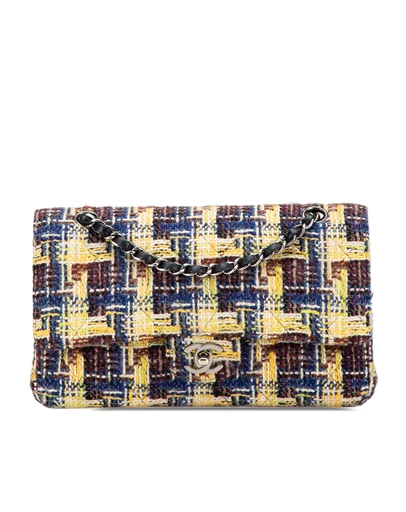 Pre-Loved by Azura Reborn - Pre-Loved chanel Classic Flap Tweed Chain Bag