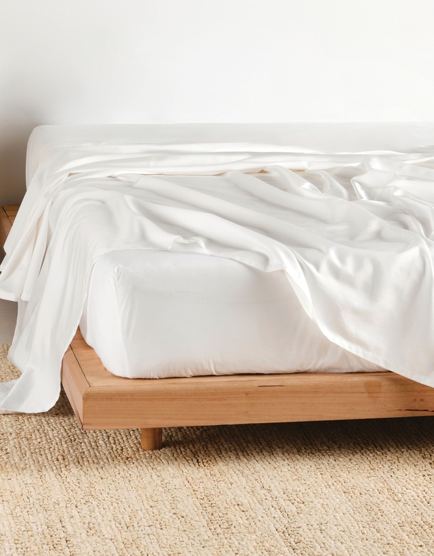 Linen House - Vienna 300TC Cotton Percale Sheet Set 50cm