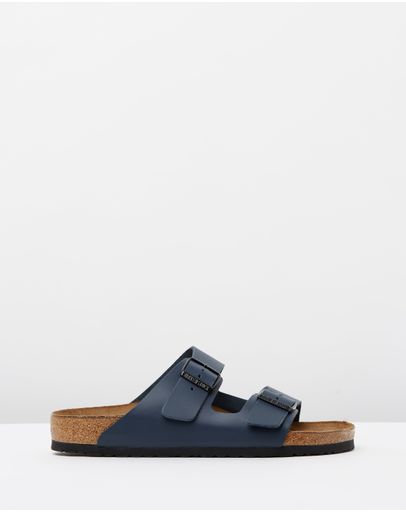Blue Smooth Leather