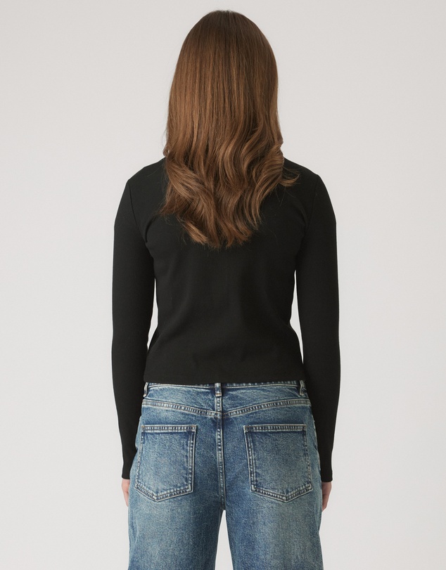 Decjuba Kids - Riley Rib Long Sleeve Tee - Teens