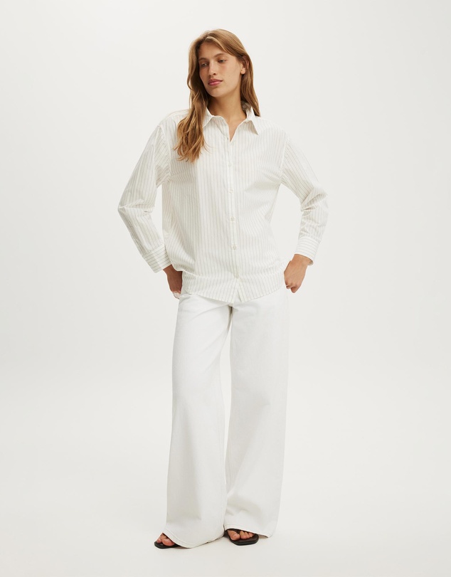 Cotton On - Ella Wrap Long Sleeve Shirt