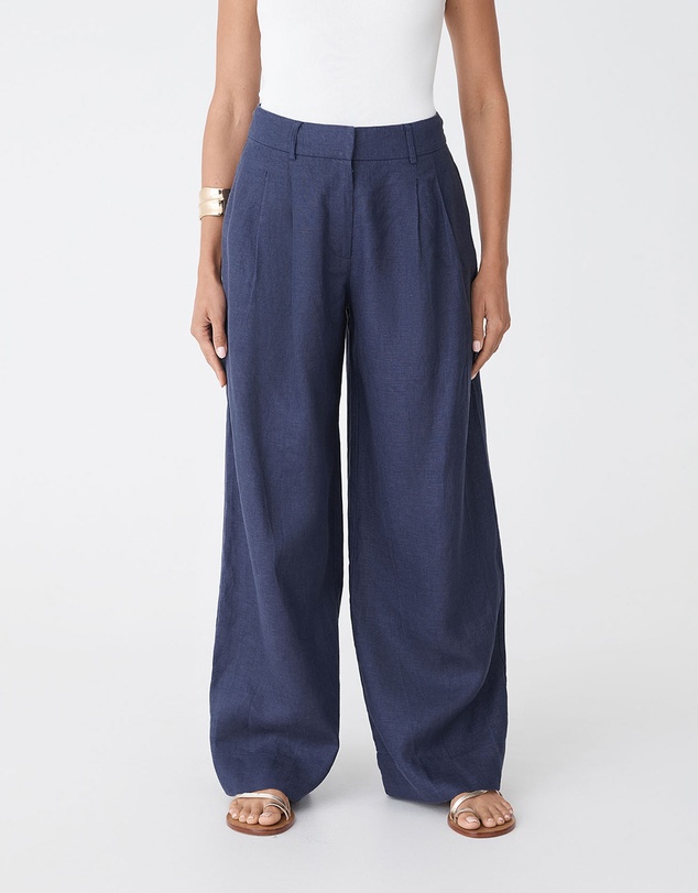 Forcast - Ami Wide Leg Linen Pants