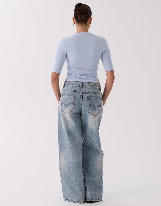 Style Addict - Tess Top - Baby Blue
