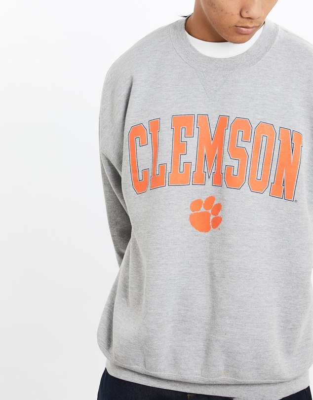 Vintage by The Real Deal - Pre Loved - Vintage 90s NCAA Clemson Tigers Sweatshirt