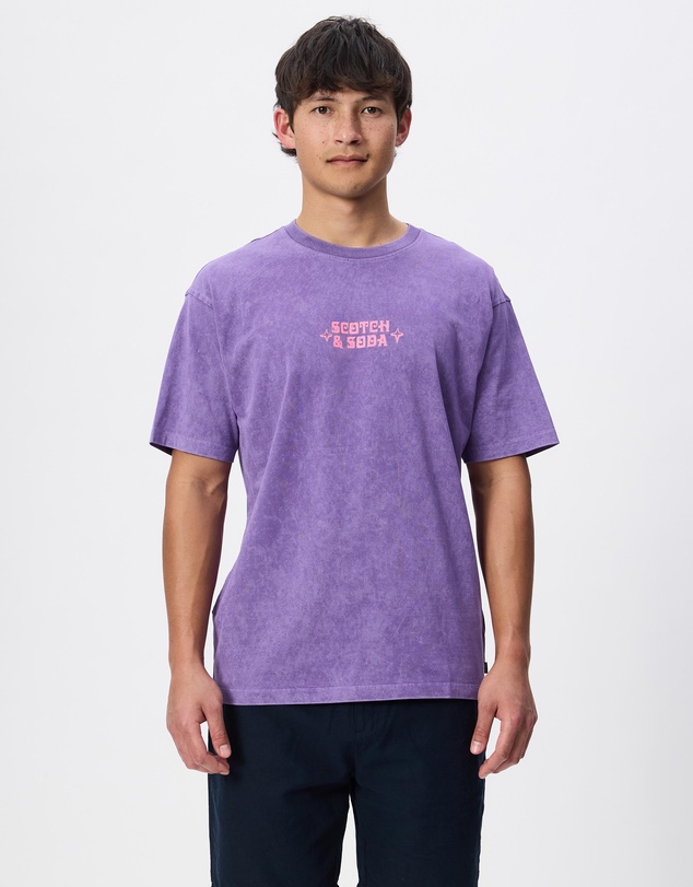 Scotch & Soda - Front Artwork Relaxed-Fit Snow-Washed T-Shirt