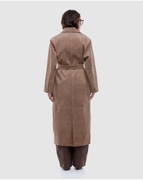 ENA PELLY - Miley Suede Trench