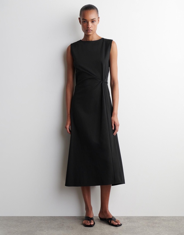 COS - Twist-Detail Midi Dress