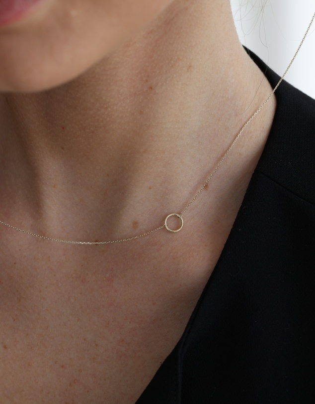 Luna Rae - Solid Gold - Eternity Necklace