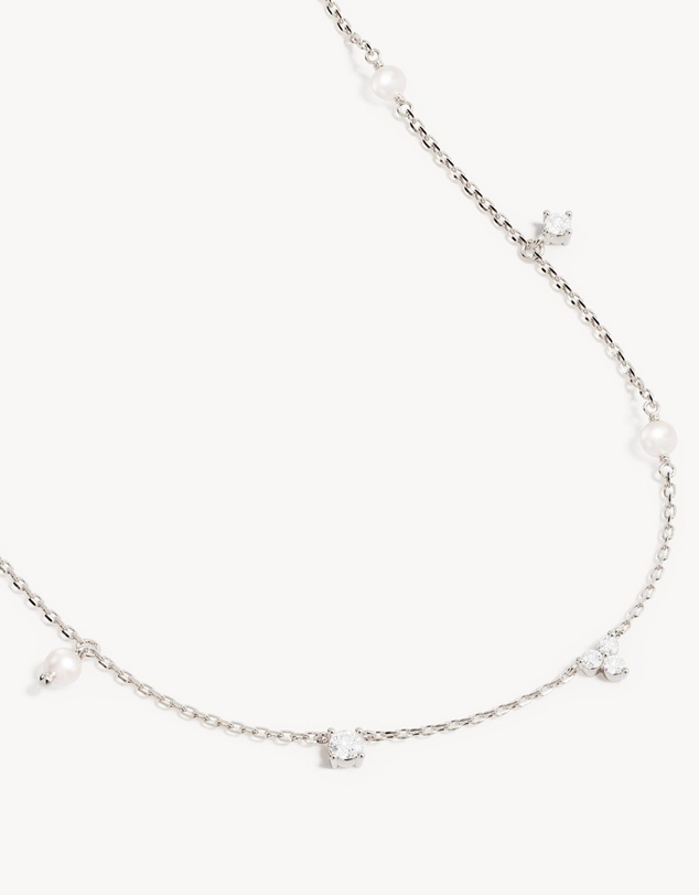 By Charlotte - Moonlit Bloom Pearl Choker