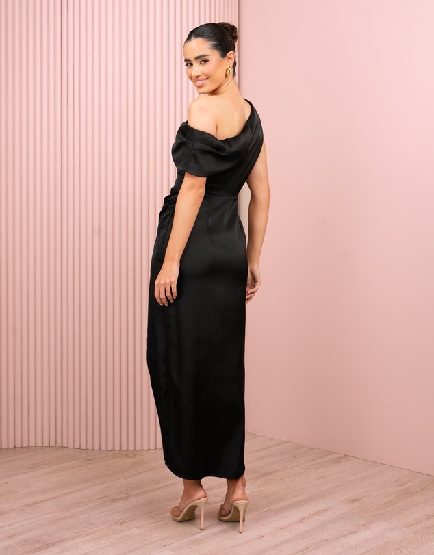 Azzurielle - Clodia Satin Dress