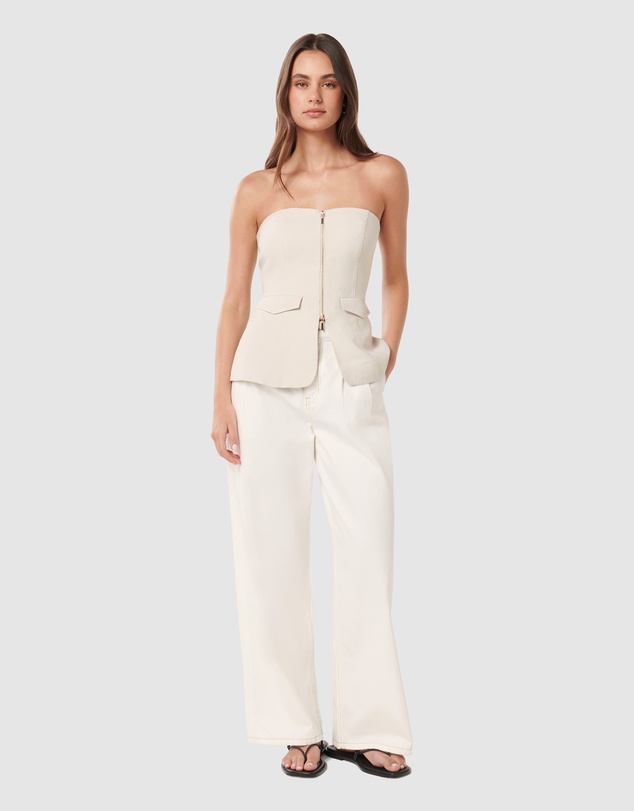 Forever New - Ava Zip Front Bustier Top